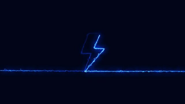 battery charging electronic technology icon neon line concept.