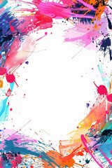 Colorful invitation template