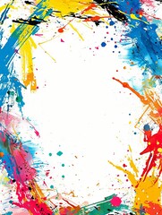 Colorful invitation template