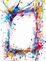 Colorful invitation template