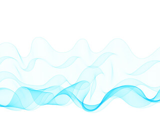 Wave pattern. Presentation template. Blue wave. Eps 10