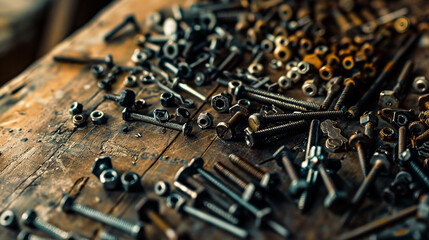 rusty nails and screws