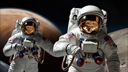 astronaut, space, universe