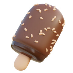 Chocolate Ice Cream on a Stick