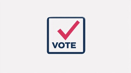 A bold reminder urging citizens to vote in upcoming elections for democracy