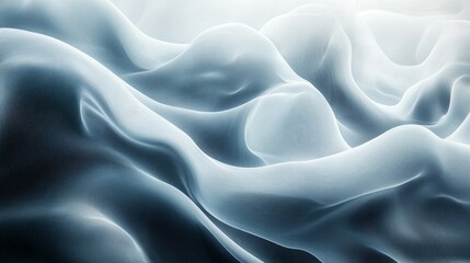 Fototapeta premium Abstract Wavy Texture in Shades of Blue