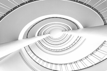 Treppenhaus Abstrakt spiral