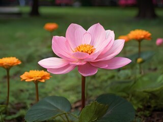 Obraz premium flower, park, mountain