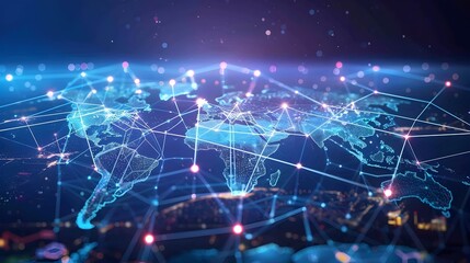 Obraz premium Analyzing the Role of Global Supply Chains in Investment Decision-Making Strategies
