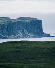scottish Rock formation, view from Broch of Dun Beah