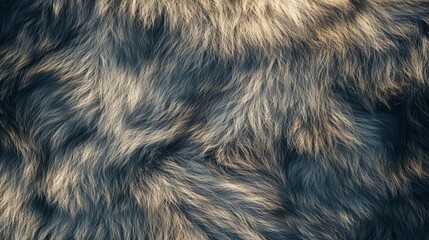 Fototapeta premium Close-up of soft, fluffy fur, showcasing texture, warmth, and natural beauty.