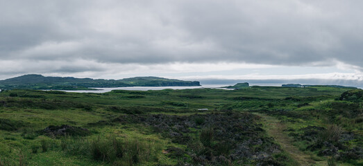 Scottish Landscape View from Broch of Dun Beag