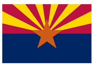 Flag of the U.S. state of Arizona