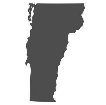 recommend clip art: Outline of the map of the U.S. state of Vermont