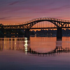 Obraz premium bridge at night