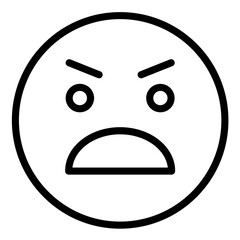 Naklejka premium Vector Design Yelling Icon Style
