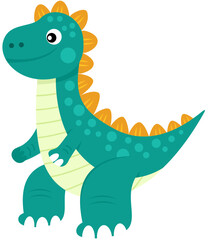Cute dinosaur design stock vector. Cute Dinosaur Illustration. 
