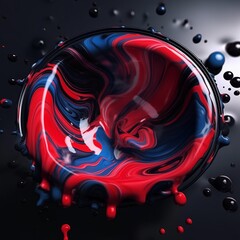 Abstract Liquid Art