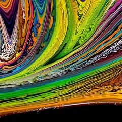 Abstract Liquid Art