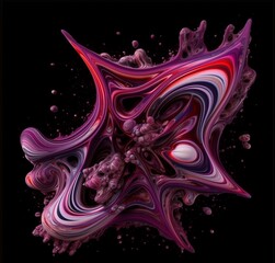Abstract Liquid Art