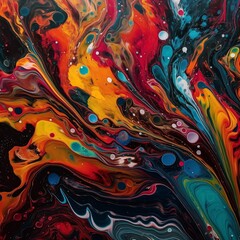 Abstract Liquid Art