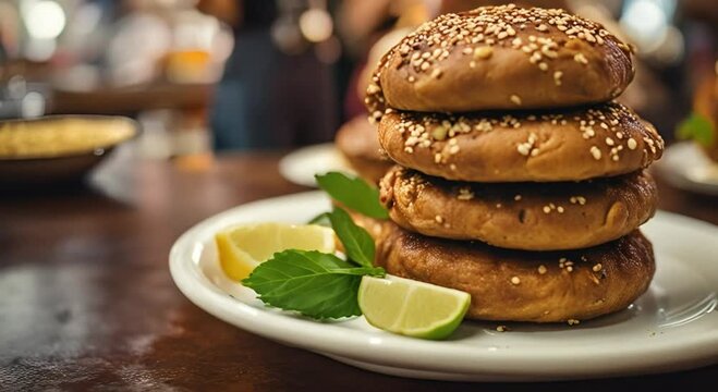 Authentic Bun Maska and Masala Chai at a Busy Mumbai Irani Caf&eacute;