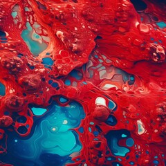 Abstract Liquid Art