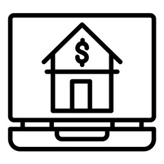 Vector Design Online Banking Icon Style
