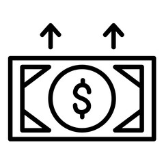 Vector Design Send Money Icon Style
