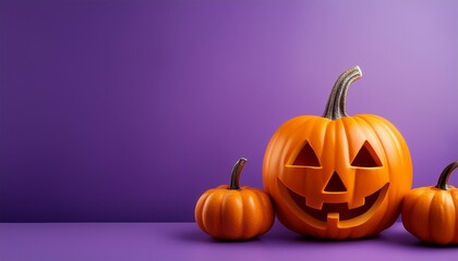 ハロウィンのカボチャのお化け。ジャックオランタン。コピースペース。（Halloween pumpkins ghost. jack o lantern and copy space.）  © ochikosan