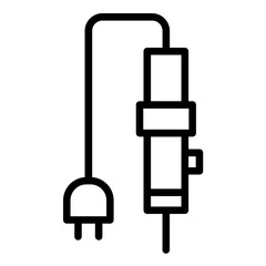 Vector Design Soldering Iron Icon Style