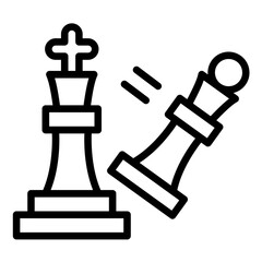 Vector Design Defeat Icon Style