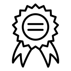 Vector Design Achievement Icon Style