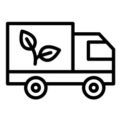 Vector Design Green Transportation Icon Style