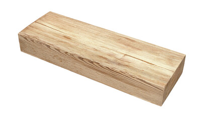 wooden beams isolated