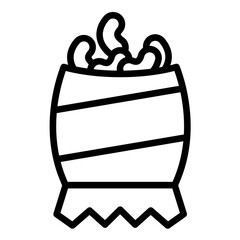 Vector Design Trail Mix Icon Style