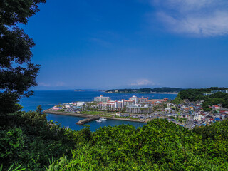 Naklejka premium 【神奈川県】逗子市・大崎公園からの風景