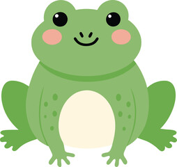 Obraz premium Cute Frog Illustration