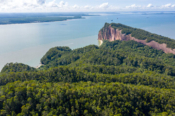 Berhala island location at sandakan