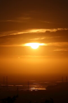 Spectacular Sunset at the Dadu River Estuary
