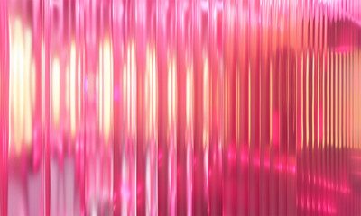 A Pink background, abstract vertical blue background, corrugated texture . A panel with luxury aesthetic backdrop, with acryl sheet material