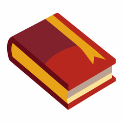 book Silhouette Vector illustration