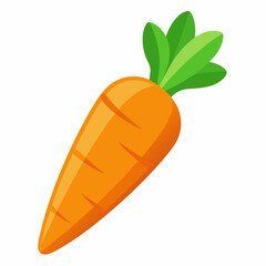 Carrot Silhouette Vector illustration