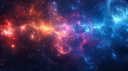 Cosmic starfield texture with sparkling stars and deep space colors