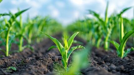A field with a significant portion of crops showing signs of disease