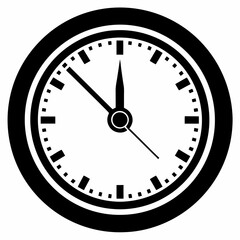  Watch  Silhouette Vector illustration
