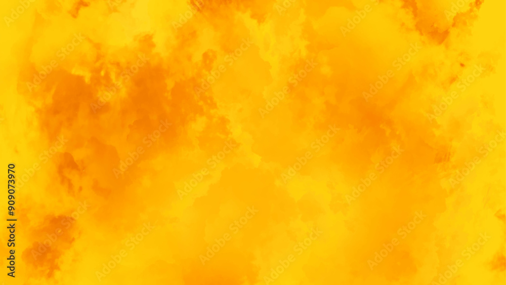 Canvas Prints watercolor hand painted yellow watercolor background. explosion fire abstract background texture.