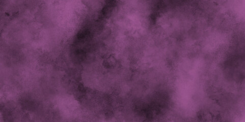 Soft and cloudy grainy grunge texture, abstract color pink or purple texture background on black canvas with smoke, Soft and cloudy watercolor stain of pink paint texture, brush painted watercolor.