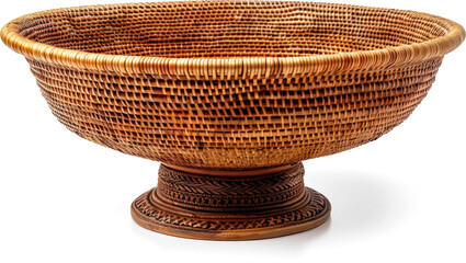 Fototapeta premium Handwoven wicker bowl