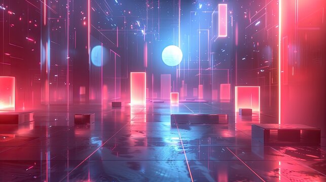 A glassmorphism login screen with frosted glass forms, soft glow effects, and a vibrant background image